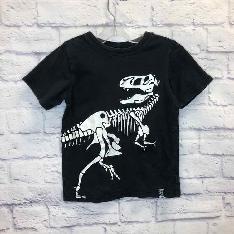 Carters Black Size 5 Boys Short Sleeve Shirt
