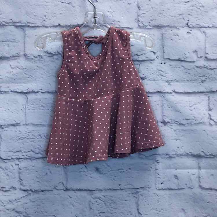 Ricrac & Ruffles Purple Size 6-9 Months Girls Tank Top