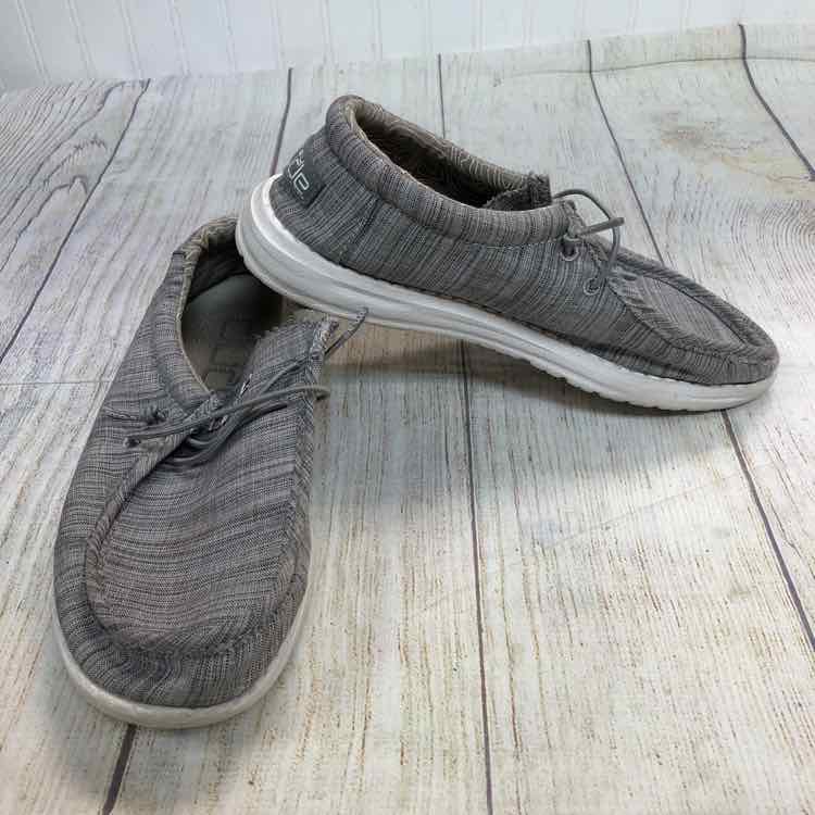 Hey Dude Gray Size 5 Boys Casual Shoes
