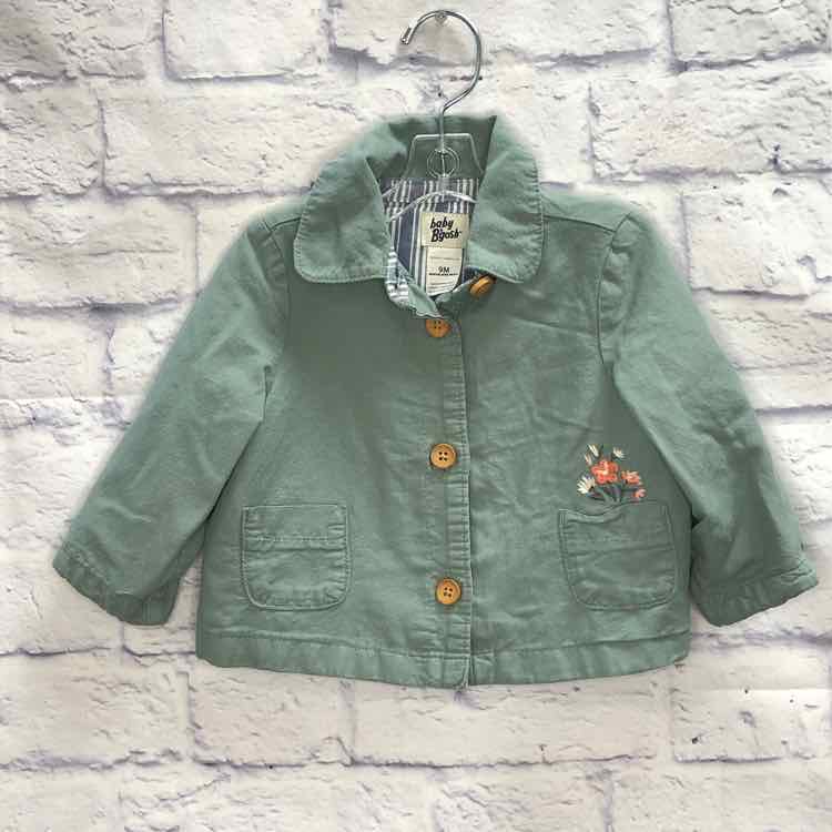 Oshkosh Green Size 9 Months Girls Coat/Jacket