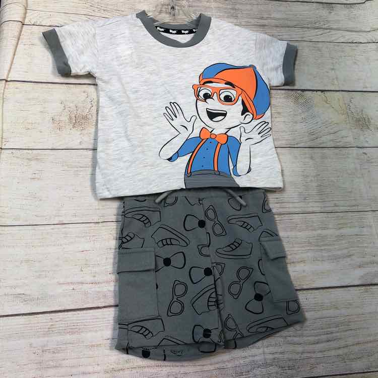 Blippi Gray Size 12 Months Boys 2 Piece Outfit