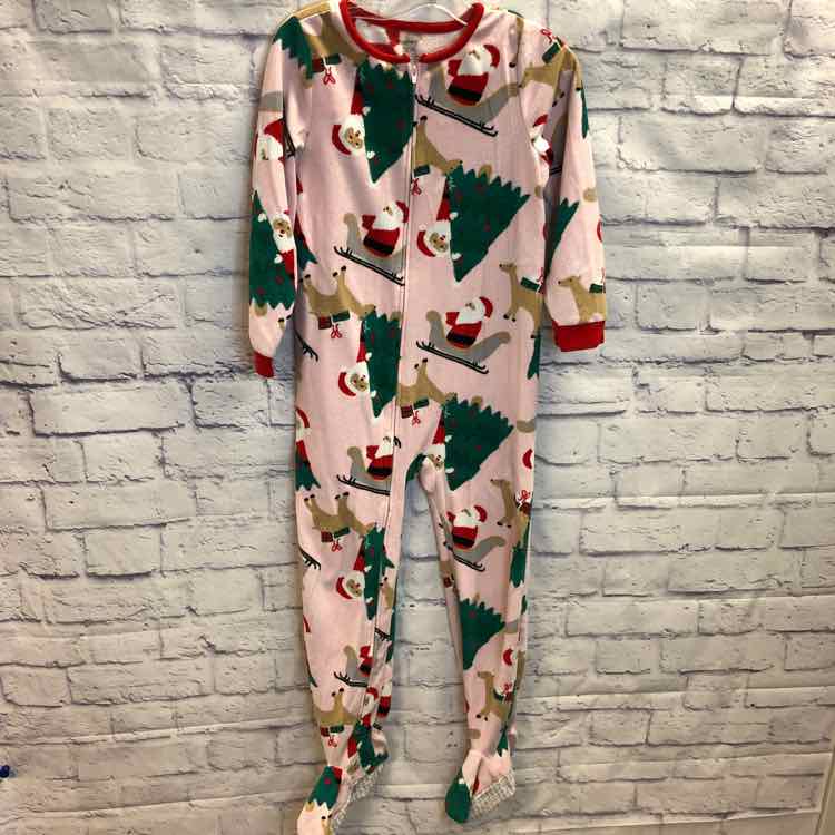 Carters Pink Size 7 Fleece Girls One Piece