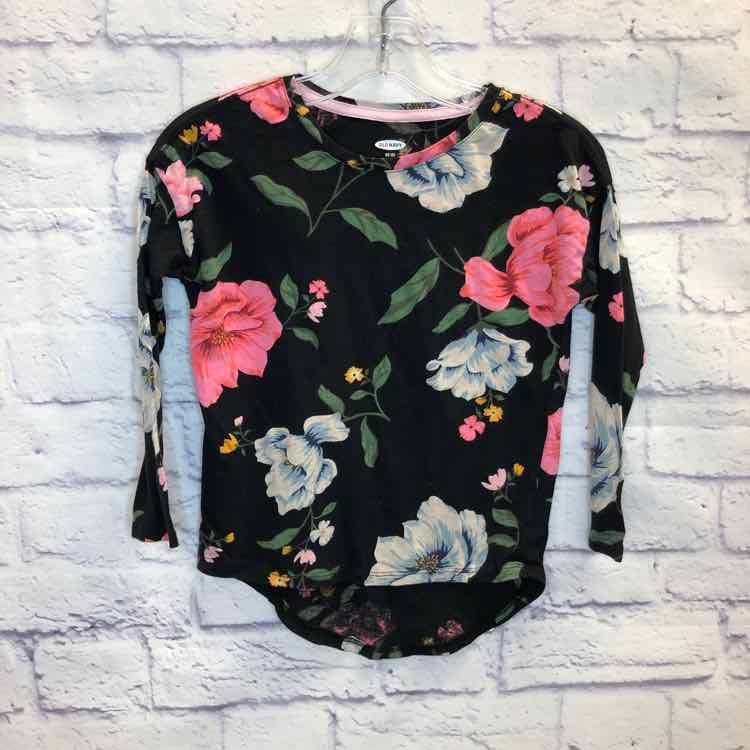 Old Navy Floral Size 5 Girls Long Sleeve Shirt