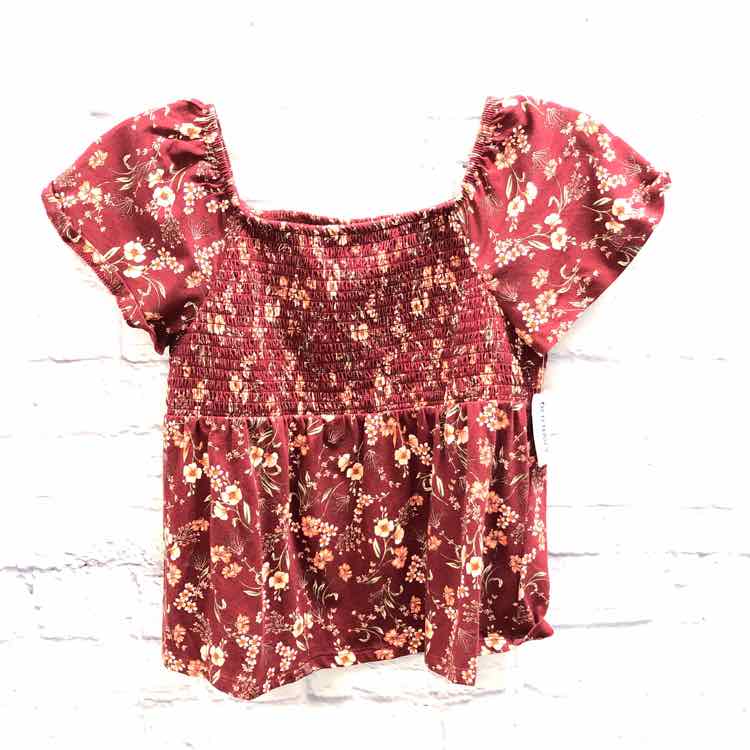 Old Navy Red Size 14P Girls Short Sleeve Shirt