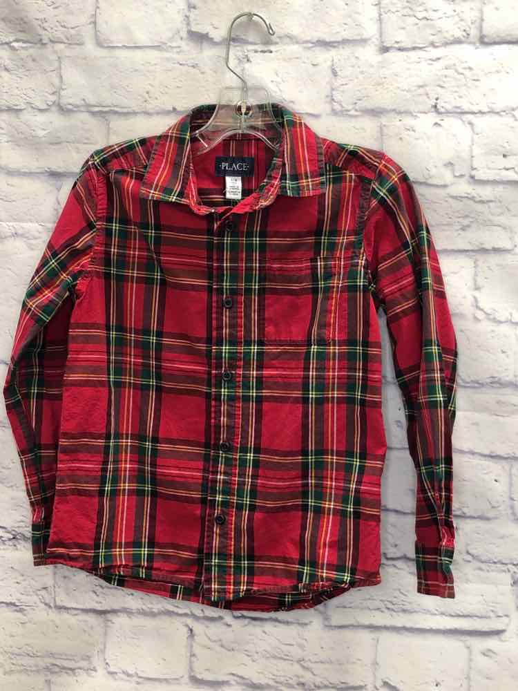 Childrens Place Red Size 7 Boy Polo or Button Down