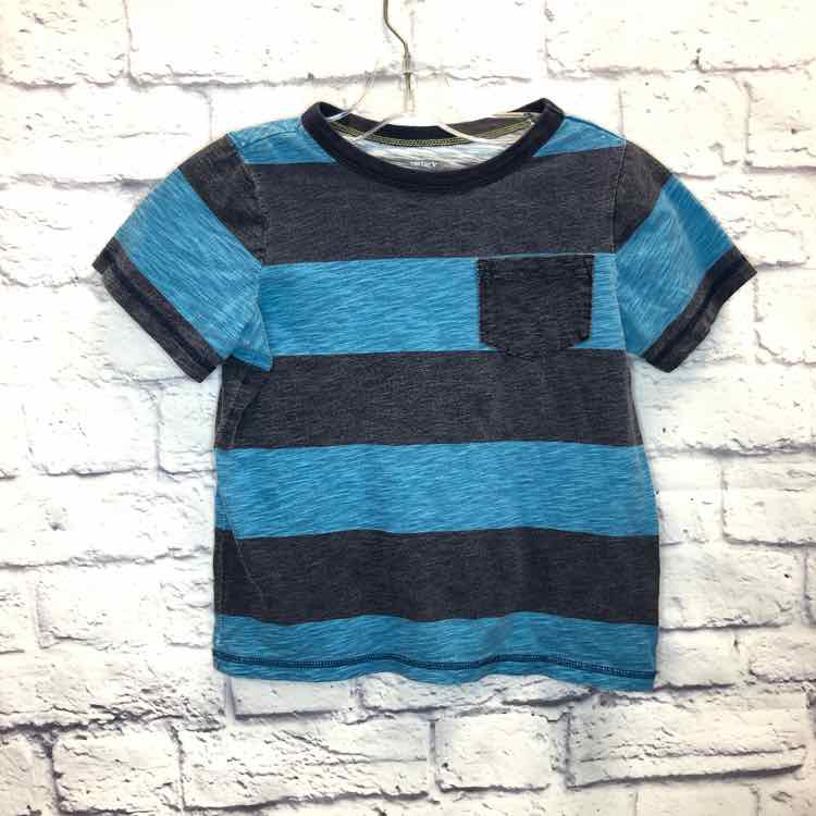 Carters Stripe Size 6 Boys Short Sleeve Shirt