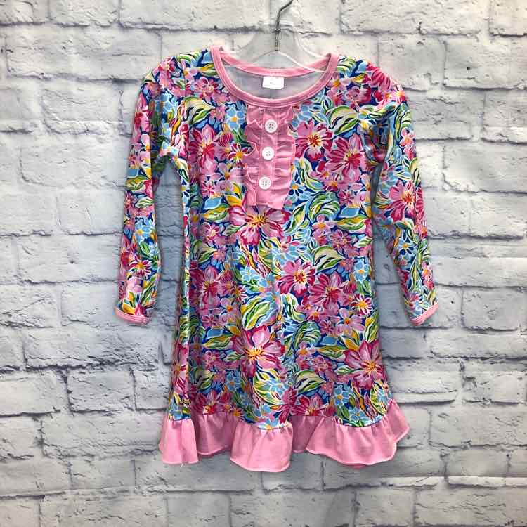 Floral Size 5 Girls Nightgown