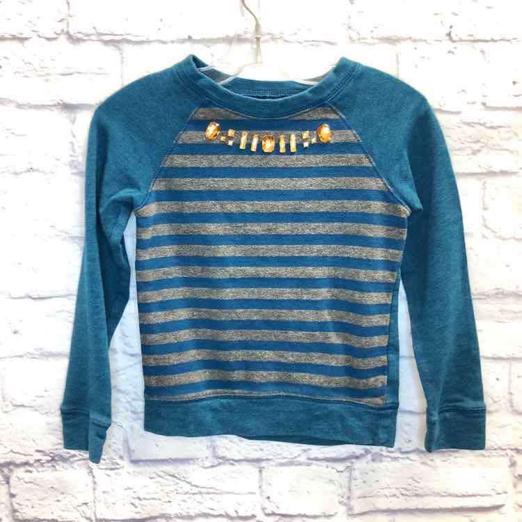 Cherokee Stripe Size 6 Girls Sweatshirt/Hoodie