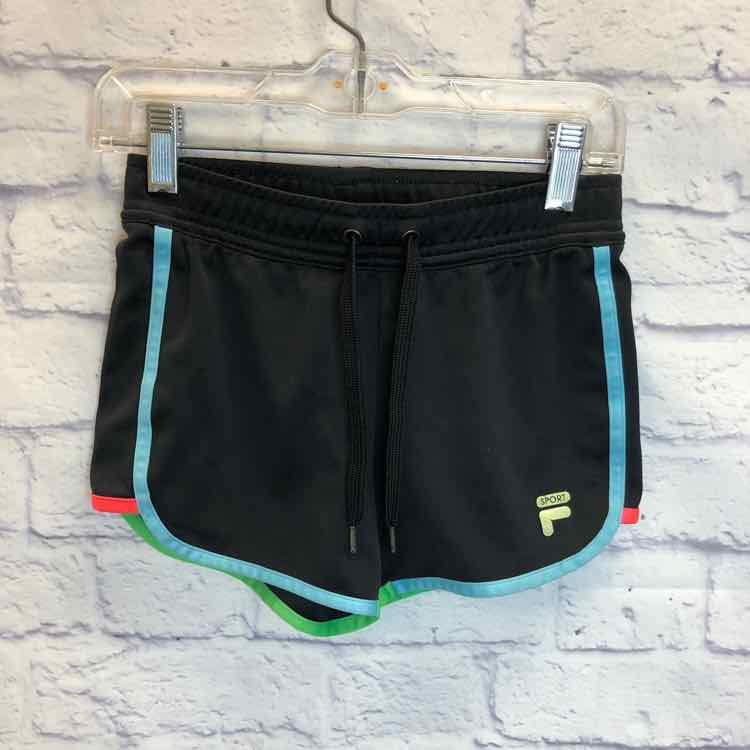 Fila Black Size 8 Girls Shorts