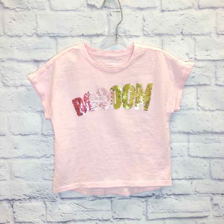 Rockets of Awesome Pink Size 4T Girls Short Sleeve Shirt