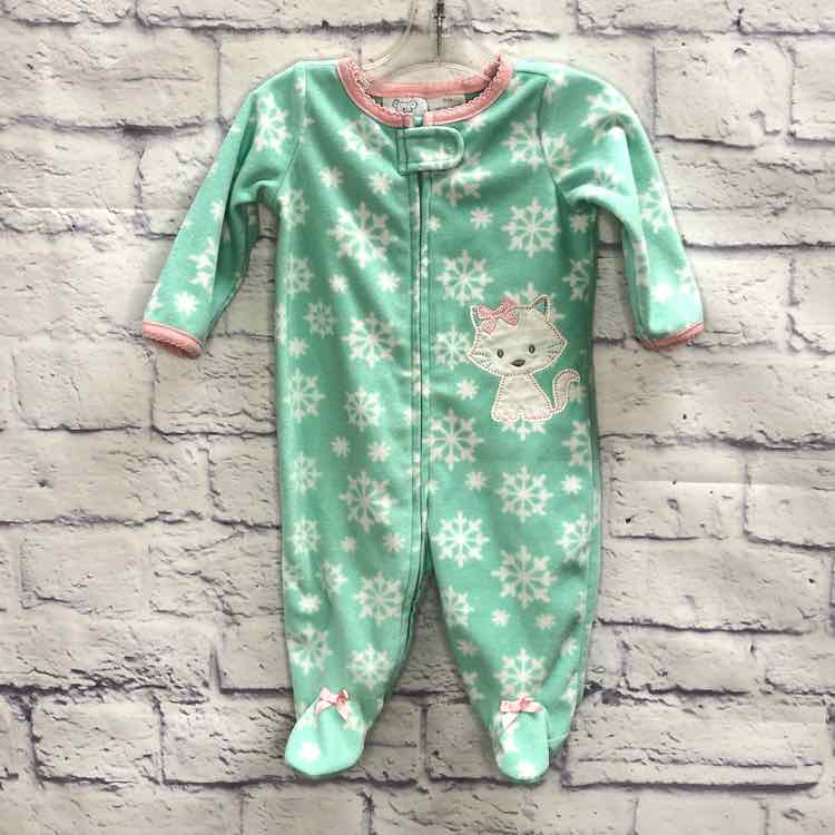 Koala Baby Green Size 3 Months Fleece Girls Sleeper