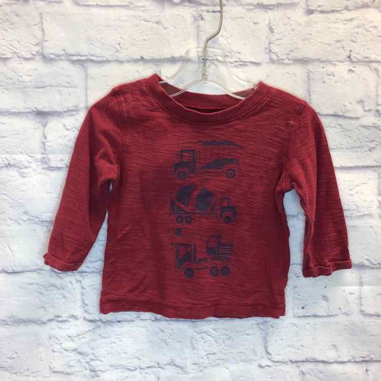 Jumping Beans Red Size 12 Months Boys Long Sleeve Shirt