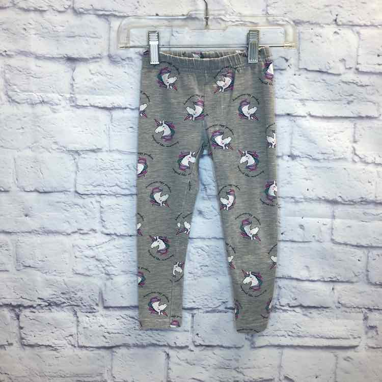 Carters Gray Size 3T Girls Leggings