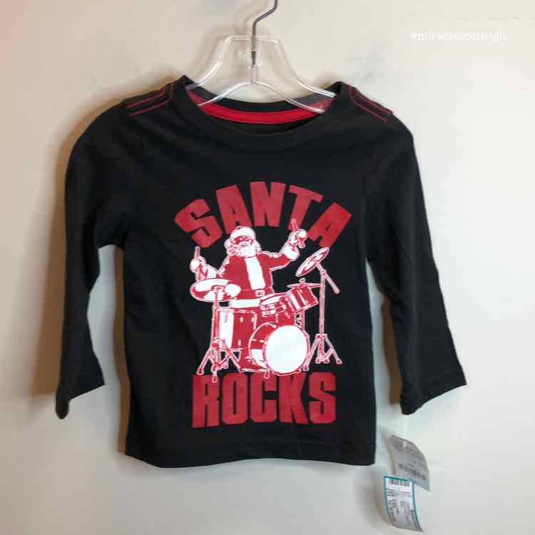 Holiday Black Size 12-18 months Boys Long Sleeve Shirt