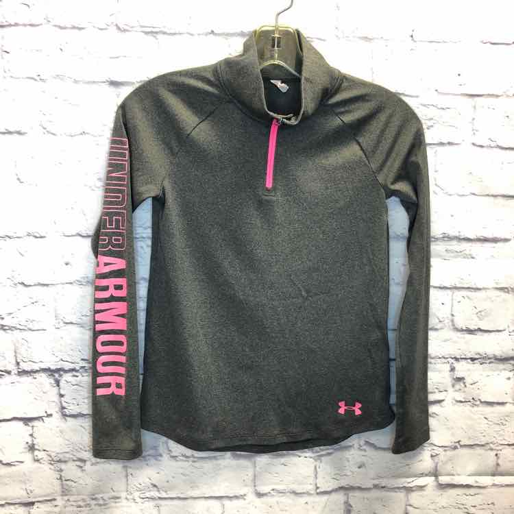 Under Armour Gray Size 14 Girls Long Sleeve Shirt