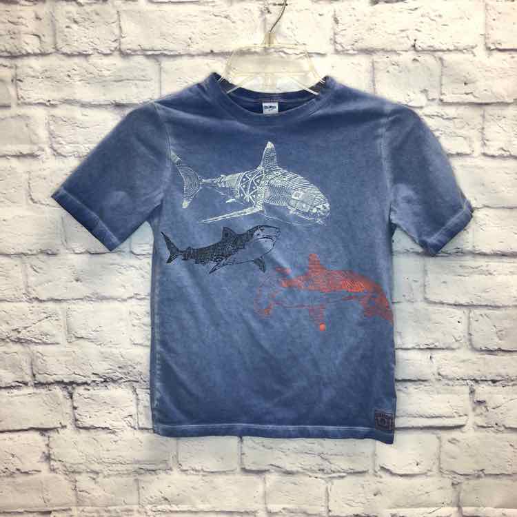 Oshkosh Blue Size 10 Boys Short Sleeve Shirt
