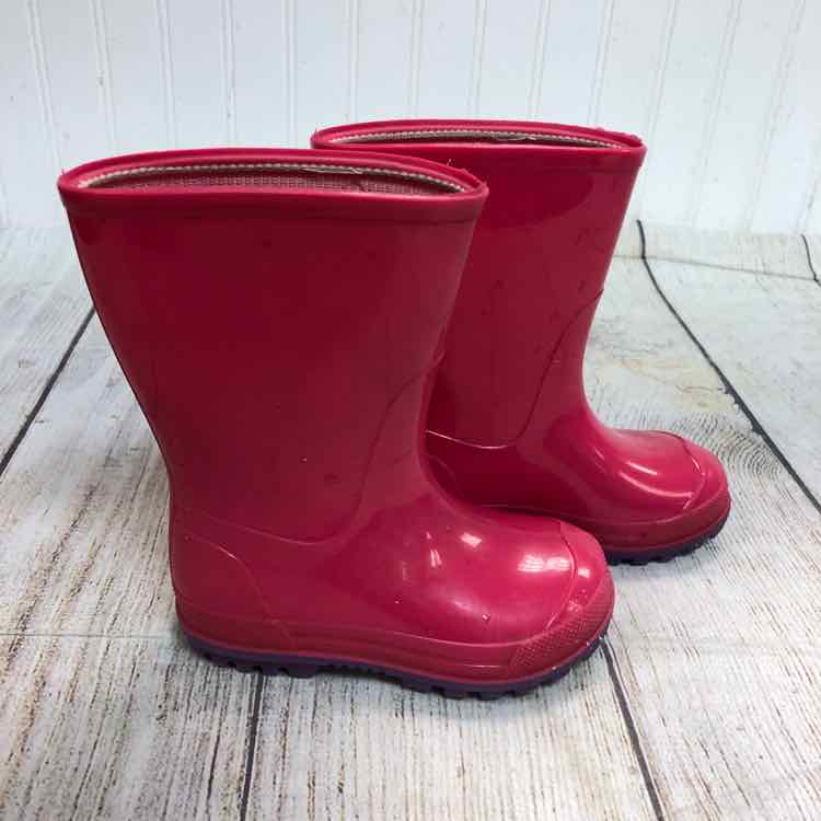 Pink Size 5 Girls Rain Boots