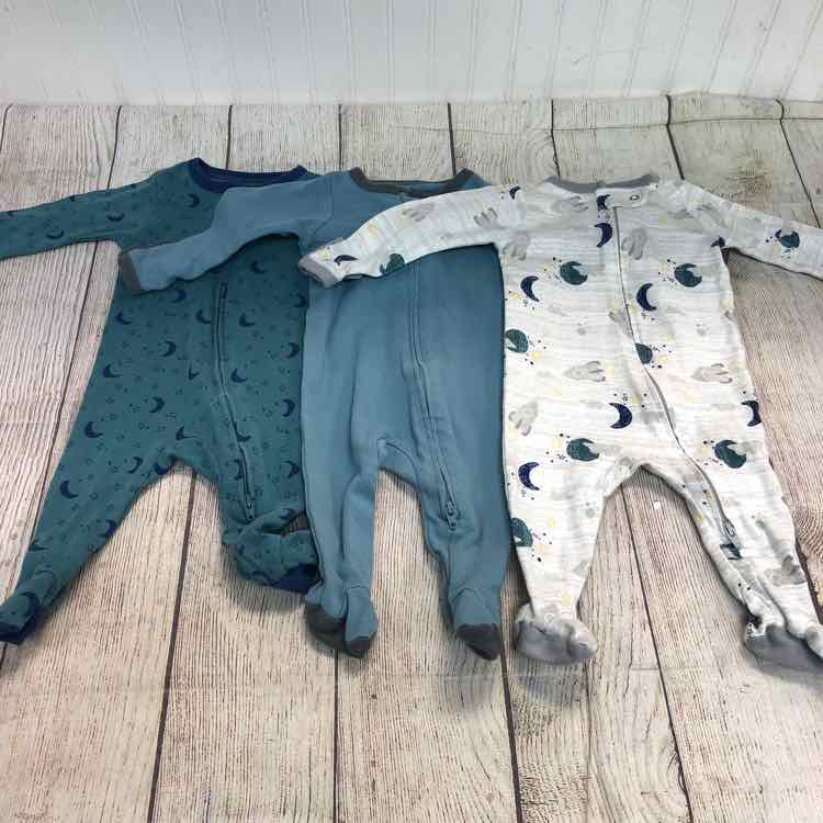Cloud Island Green Size 0-3 Months Boys Sleeper