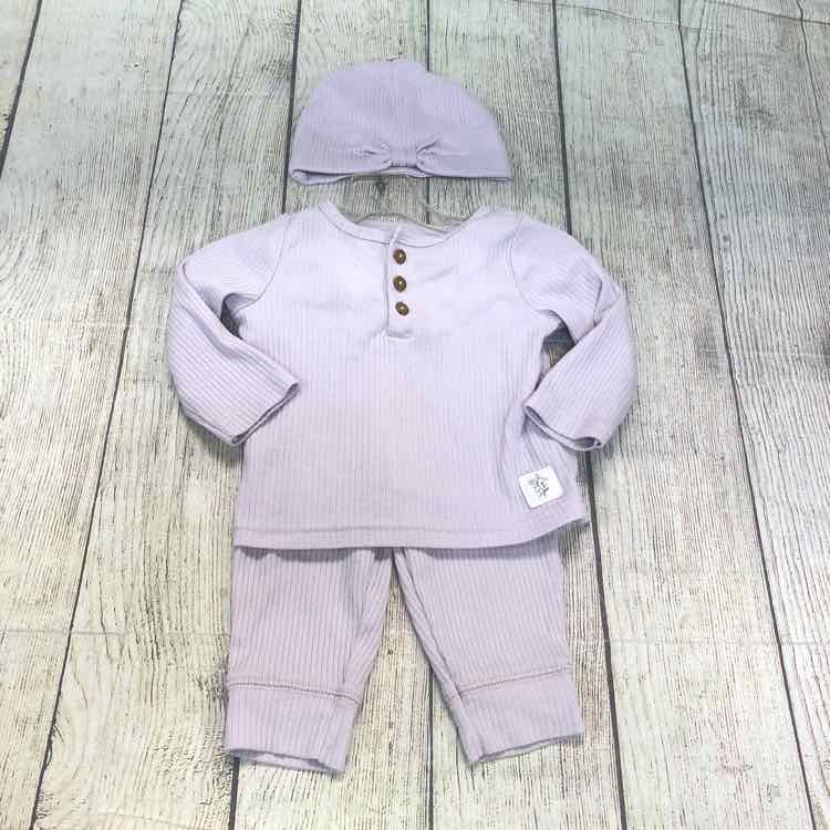 Carters Purple Size 6 Months Girls 3 Piece Outfit