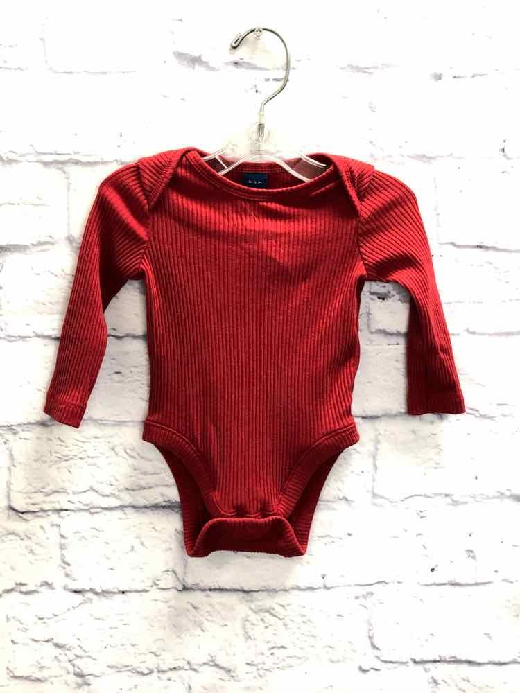 Old Navy Red Size 0-3 Months Girls Bodysuit