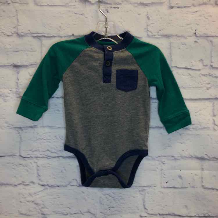 Cat & Jack Green Size 0-3 Months Boys Bodysuit