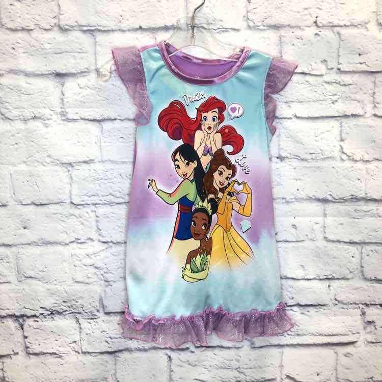 Disney Princess Purple Size 3T Girls Nightgown