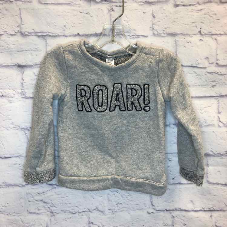 Carters Gray Size 24 Months Boys Sweatshirts/Hoodie