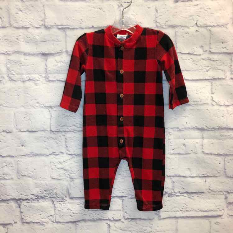 Chick Pea Red & Black Size 3-6 Months Boys Romper