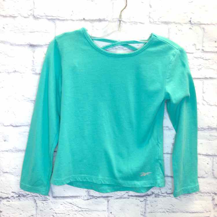 Reebok Green Size 5 Girls Long Sleeve Shirt