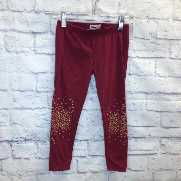 Epic Threads Red Size 5 Girls Leggings