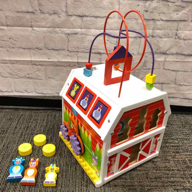 Melissa & Doug Slide, Sort, & Roll Activity Barn