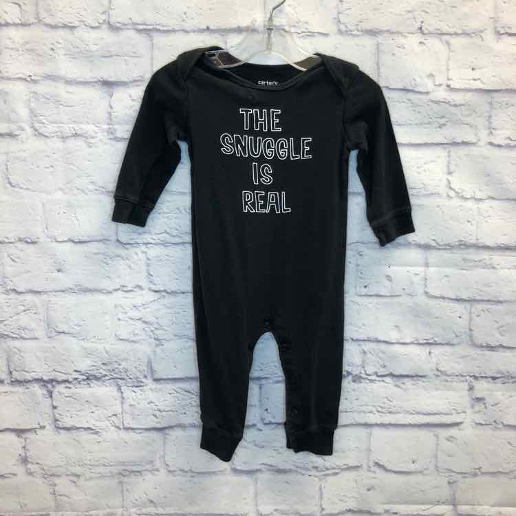Carters Black Size 9 Months Boys Romper
