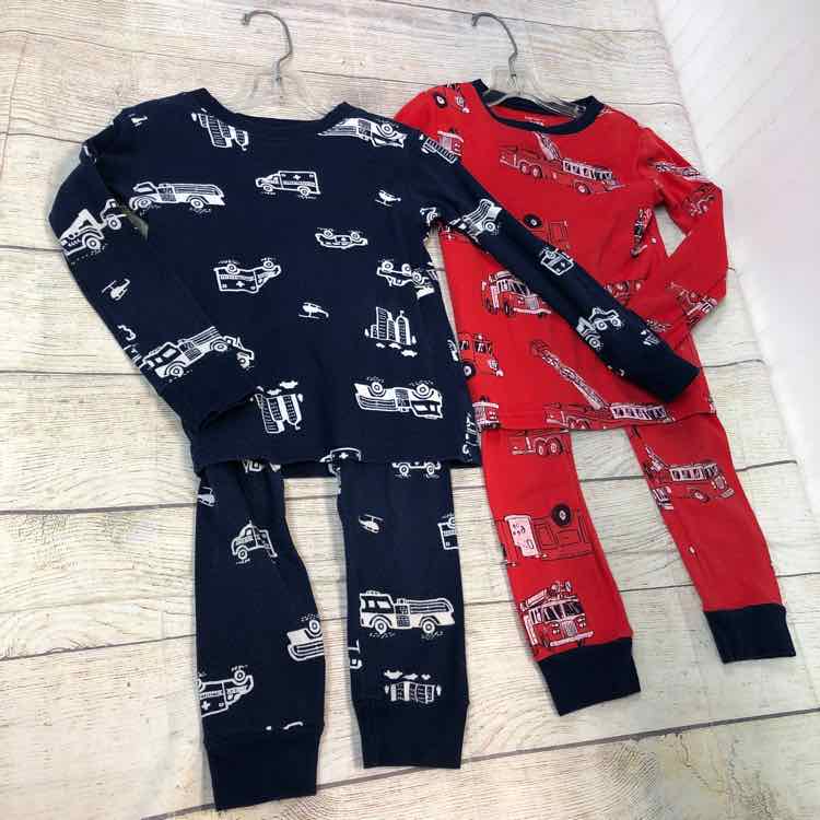 Carters Red Size 5 Boys Pajamas