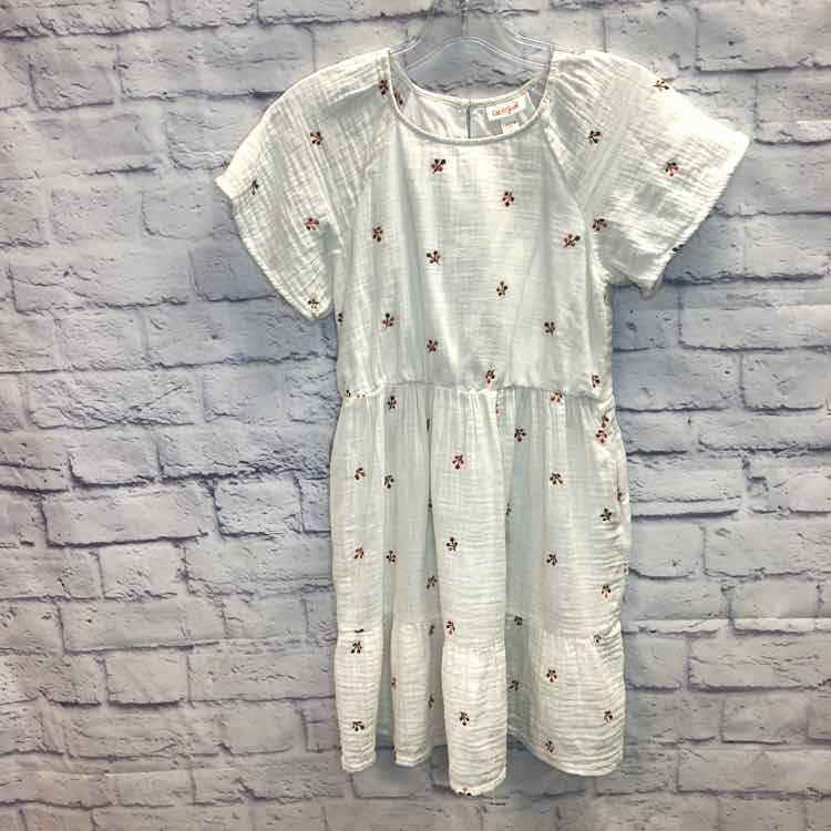 Cat & Jack White Size 10 Girls Dress