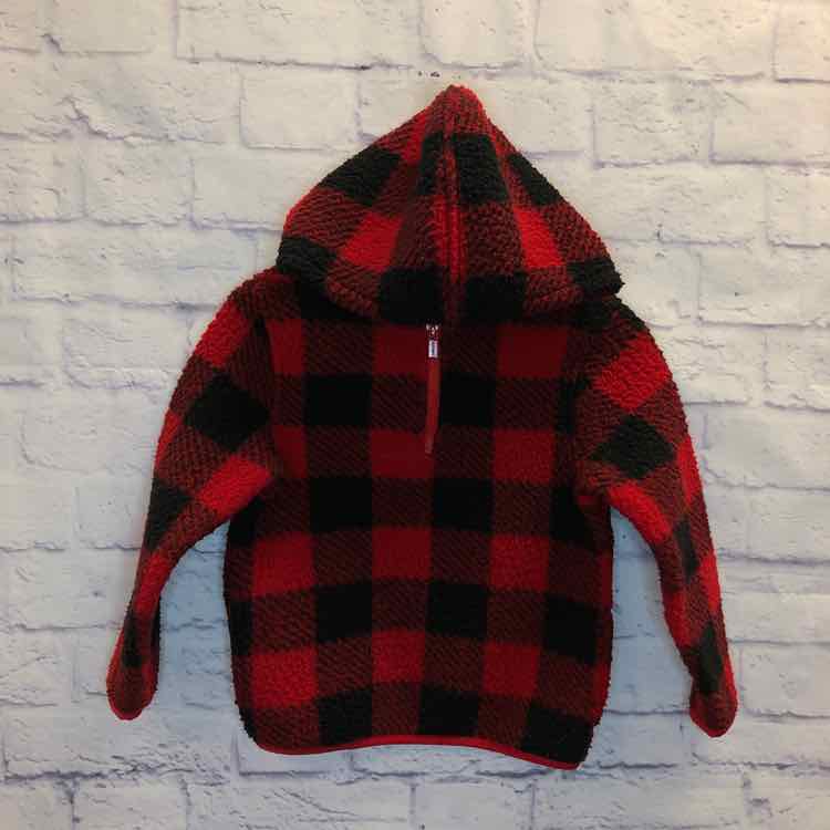 Old Navy Red & Black Size 5 Boys Sweatshirts/Hoodie
