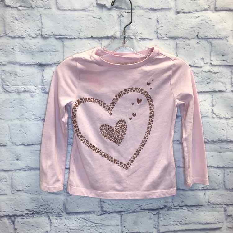 Carters Pink Size 4T Girls Long Sleeve Shirt