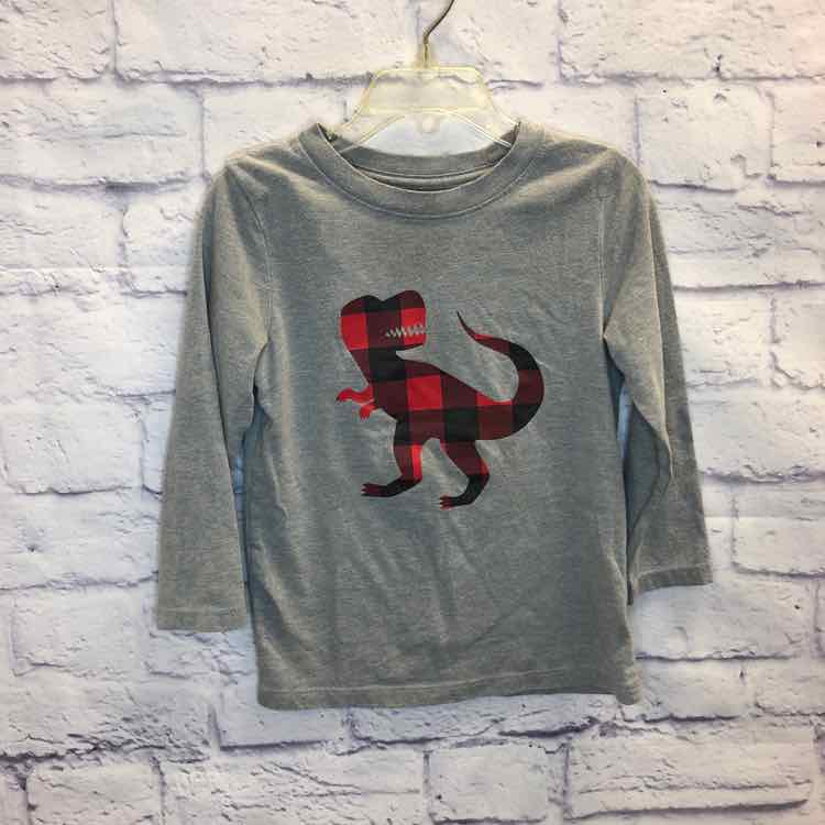 Cat & Jack Gray Size 3T Boys Long Sleeve Shirt
