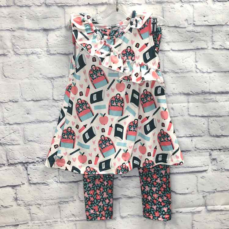 Pete + Lucy Multi-Color Size 4T Girls 2 Piece Outfit