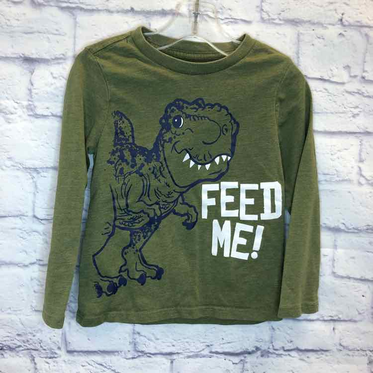 Childrens Place Green Size 3T Boys Long Sleeve Shirt