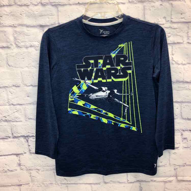 Old Navy Blue Size 10 Boys Long Sleeve Shirt