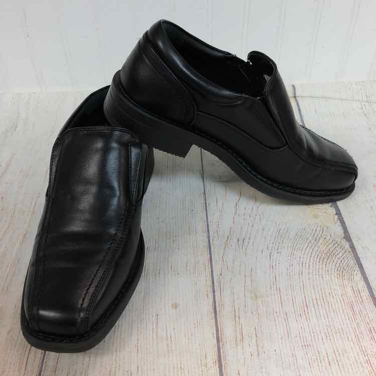 Bruno Marc Black Size 2 Boys Dress Shoes