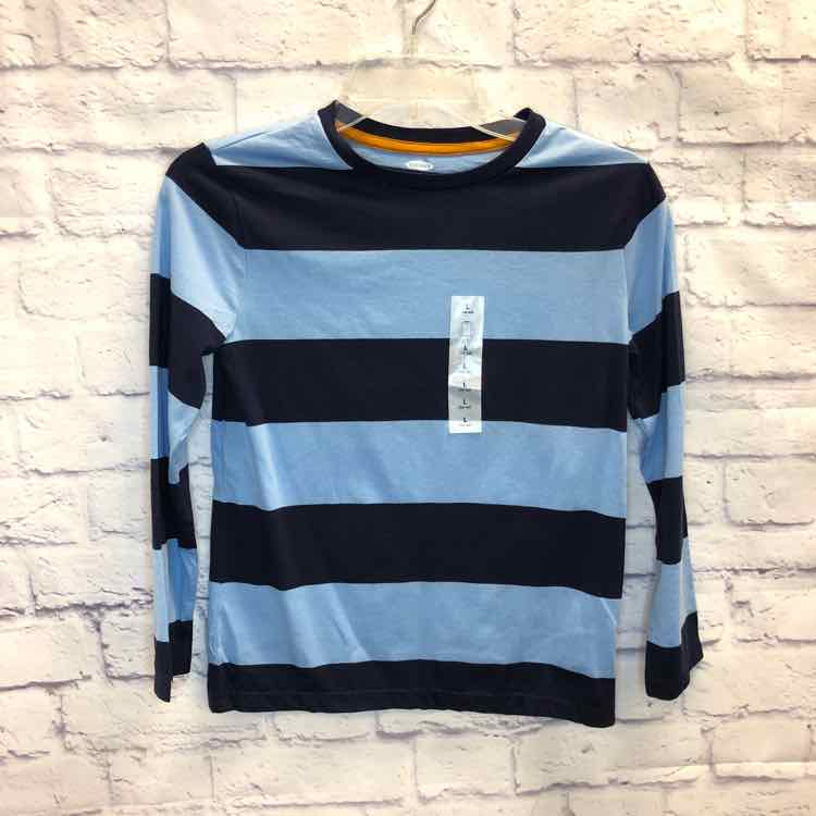 Old Navy Stripe Size 10 Boys Long Sleeve Shirt