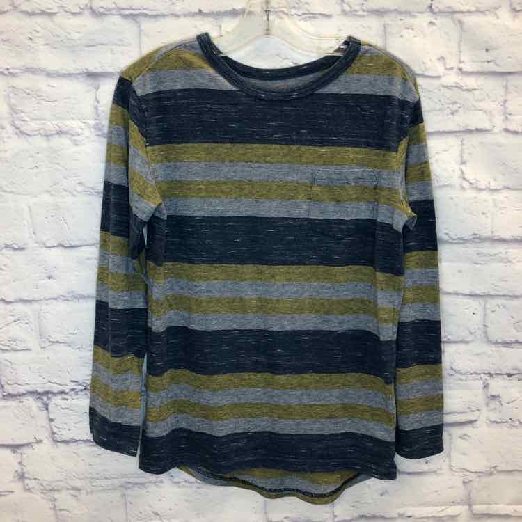 Cat & Jack Stripe Size 8 Boys Long Sleeve Shirt