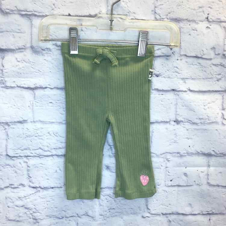 Rabbit + Bear Green Size 0-3 Months Girls Pants