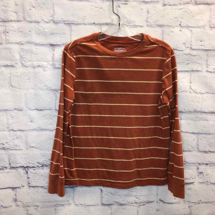 Cat & Jack Orange Size 8 Boys Long Sleeve Shirt