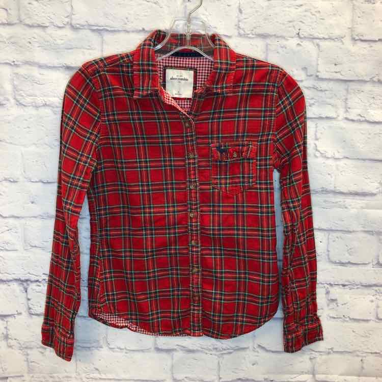 Abercrombie Red Size 14 Girl Polo or Button Down