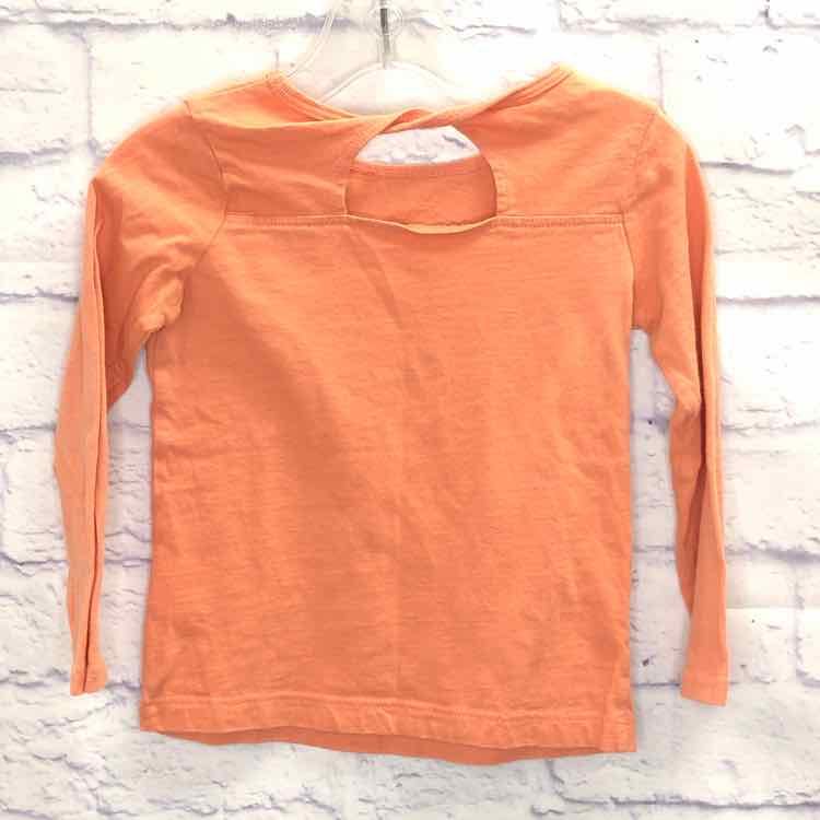 Carters Orange Size 3T Girls Long Sleeve Shirt