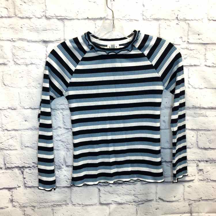 Kidpik Stripe Size 10 Girls Long Sleeve Shirt