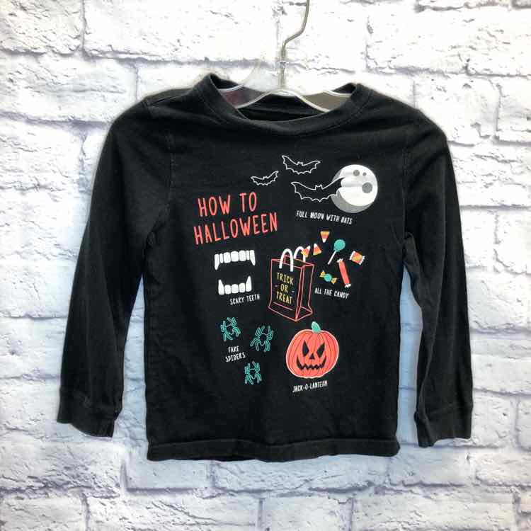 Carters Black Size 5 Boys Long Sleeve Shirt