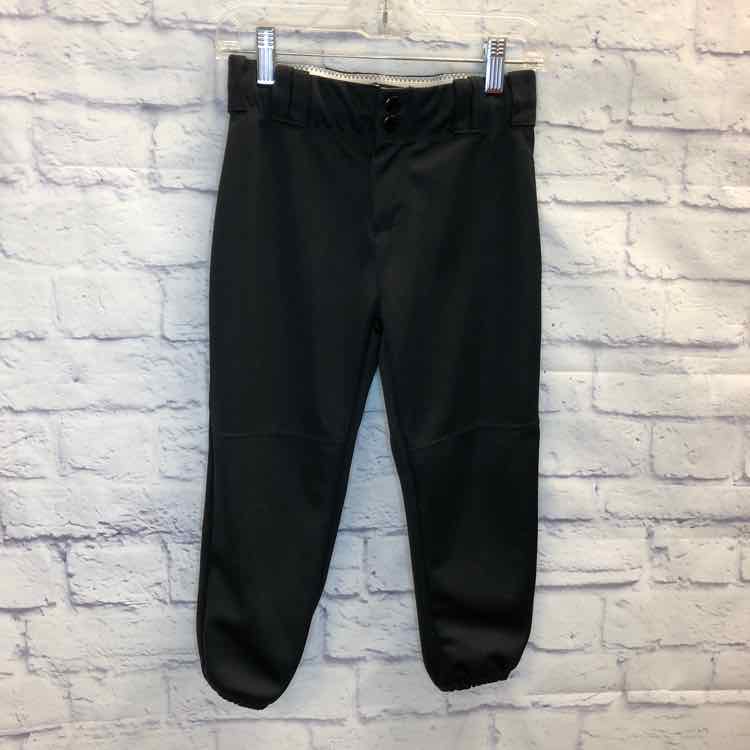 Alleson Black Size L Girls Athletic Pants